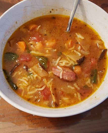 All the leftovers soup