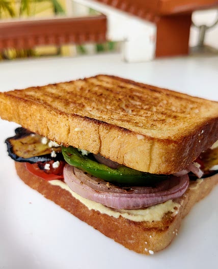 Grilled Mediterranean Sandwich