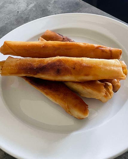 2 Ingredient Turon (Banana Fritter)
