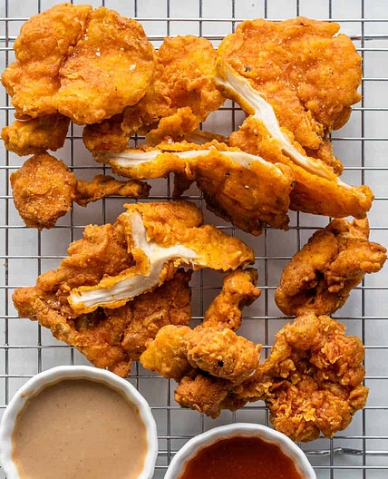 Fried Oyster Mushrooms (Vegan Fried Chicken)