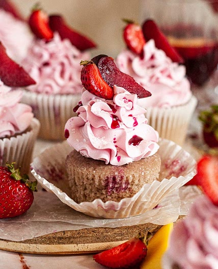 Sangria Cupcakes