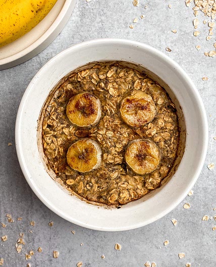 Banana Bread Baked Oats