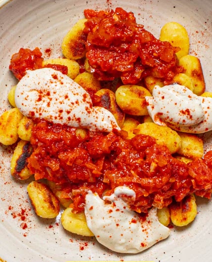 Crispy Gnocchi “Patatas Bravas”