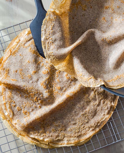 Buckwheat Crepes Batter