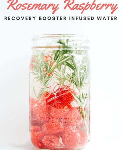 Rosemary Raspberry Bergamot Water