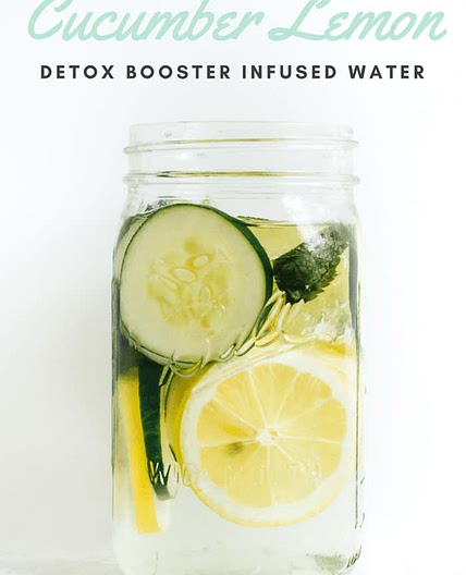 Cucumber Lemon Peppermint Water