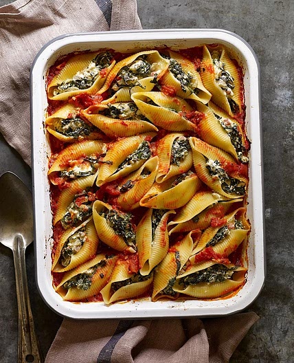 Ham & Chard Stuffed Shells