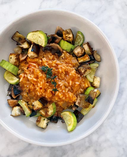 Rustic Risotto with Roasted Garden Vegetables