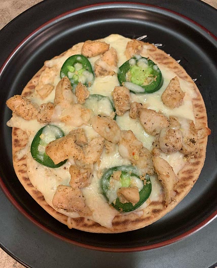 White sauce pizza