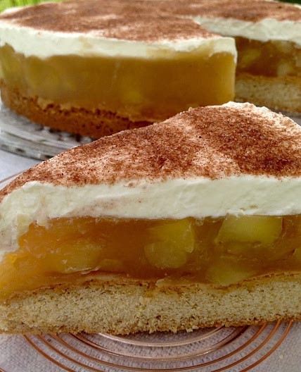 Apfelkuchen mit Cidre
