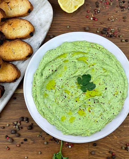 Avocado Goat Cheese Dip