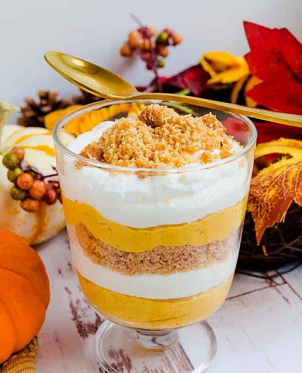 Keto Pumpkin Pie Parfait