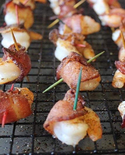 Bacon Wrapped Barbeque Shrimp