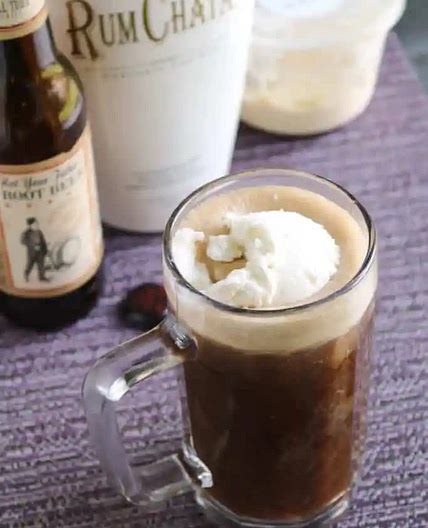 Alcoholic Root Beer Float 