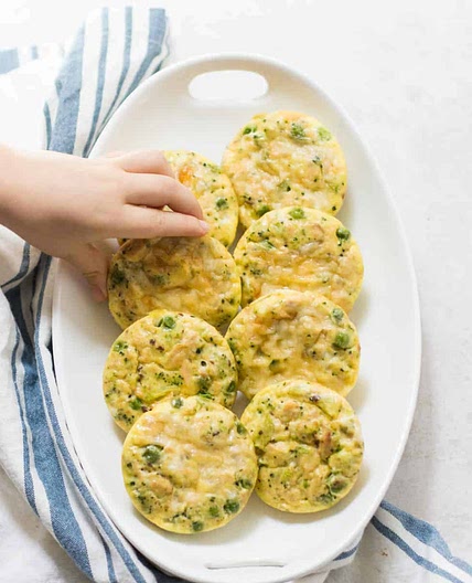 Mini crustless quiche