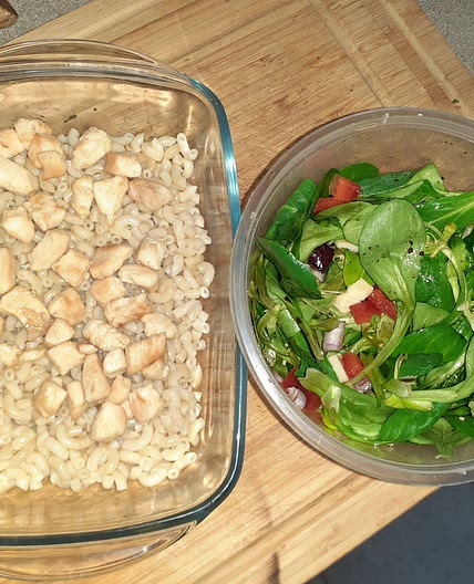 Salade de pâtes au poulet