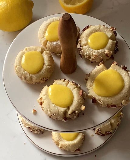Almond-Lemon Shortbread Cookies