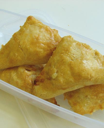Cheese and onion triangles