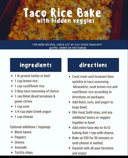 Taco Rice Casserole