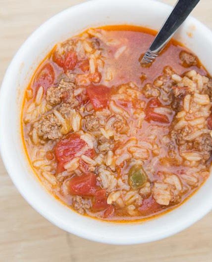 Spanish Rice Soup - MyFreezEasy
