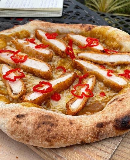 Chicken Katsu Pizza