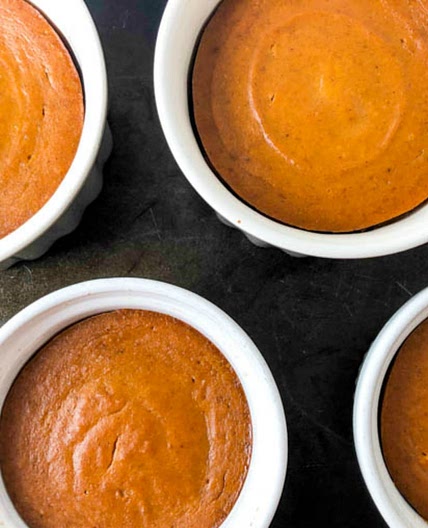 Mini Keto Crustless Pumpkin Pie Recipe