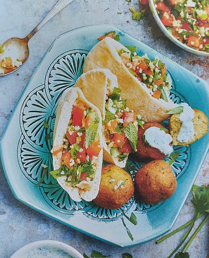 Falafels et taboulé façon pita