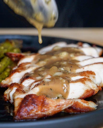 Seared Chicken with Garlic Rosemary Pan Sauce — Ethan