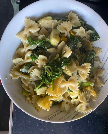 Eigen pasta groen