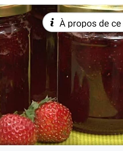 Confiture de fraises