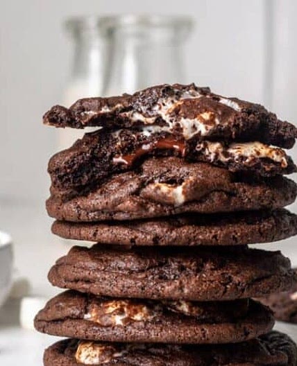 Chocolate Marshmallow Cookies
