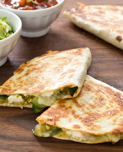 Zucchini Quesadillas