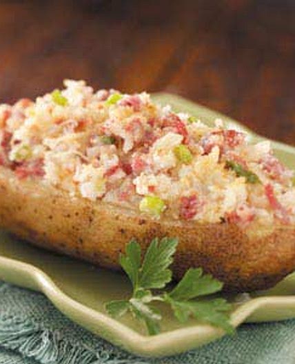 Reuben Baked Potatoes