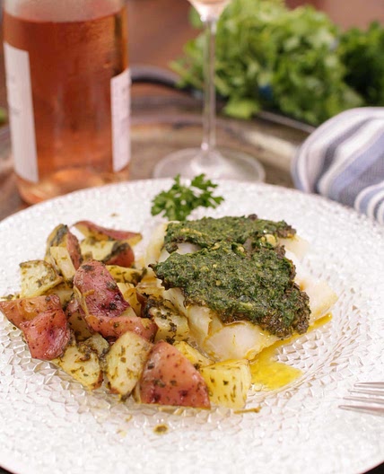 Easy Baked Cod For One