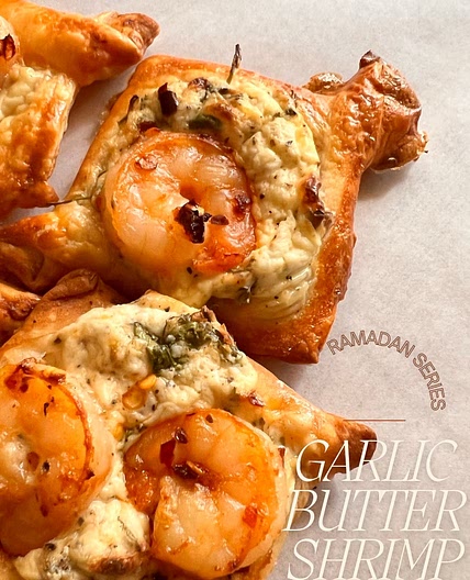 Garlic Butter Prawn puffs 