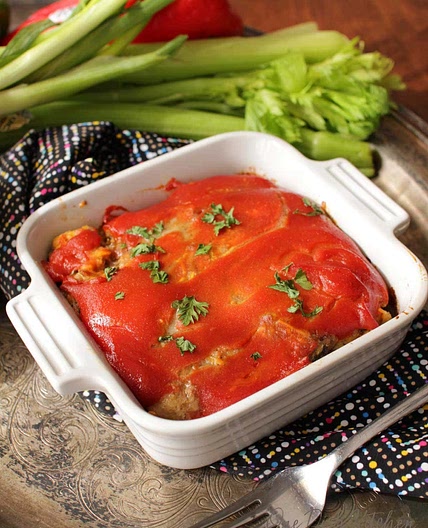 Mini Bacon Cheeseburger Meatloaf