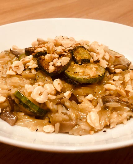 12. Zucchini and Mushroom Risoni “Risotto”