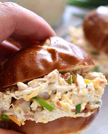 Bacon Cheddar Ranch Chicken Salad