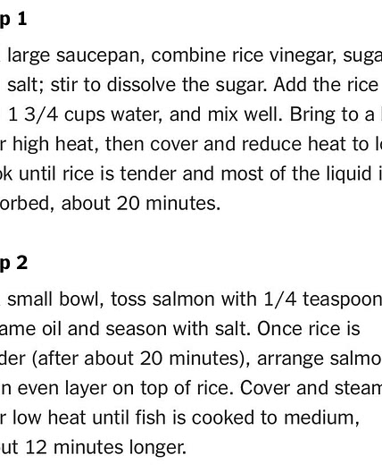 Sesame Salmon Bowls