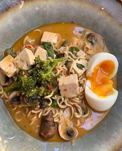 Delicious Miso + Peanut Butter Ramen