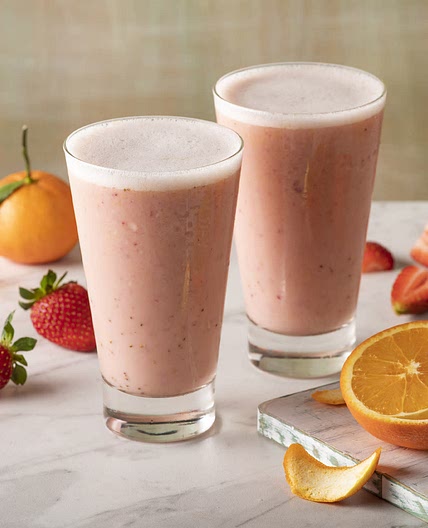 Strawberry Orange Sunrise Smoothie