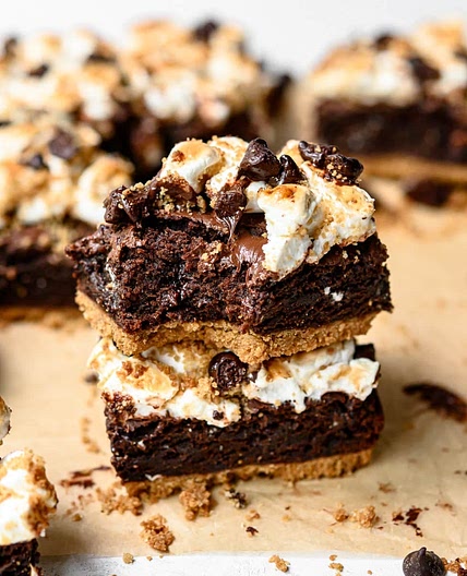 S’mores Spiked brownies 
