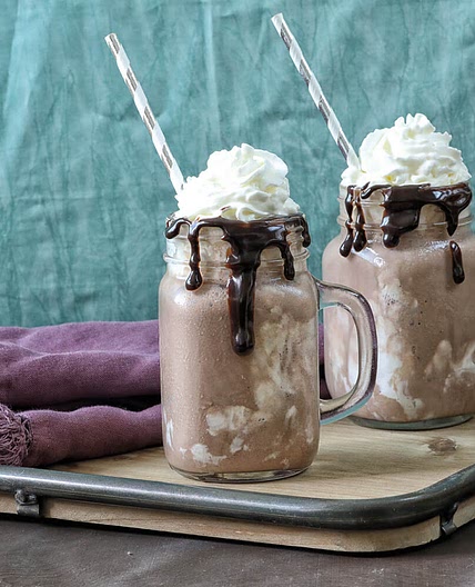 Frozen hot chocolate 