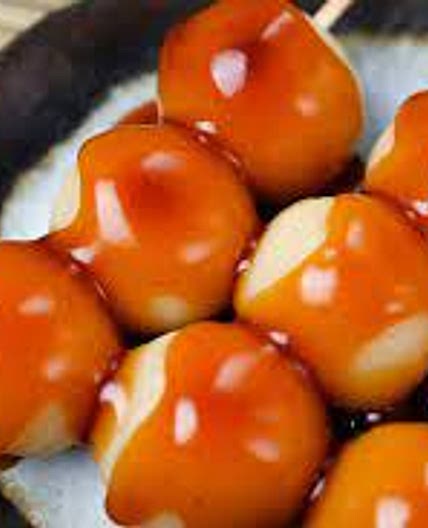 Silken Tofu Mitarashi Dango