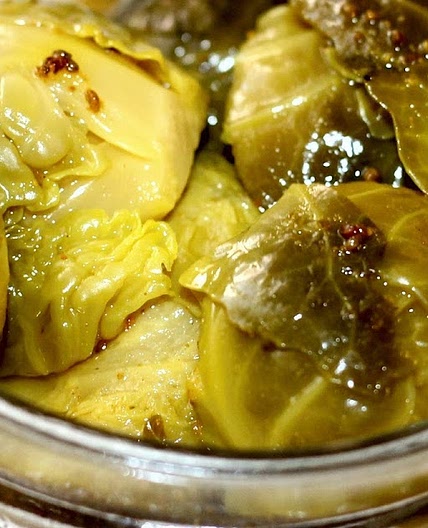 Frog Balls {Pickled Brussels Sprouts}