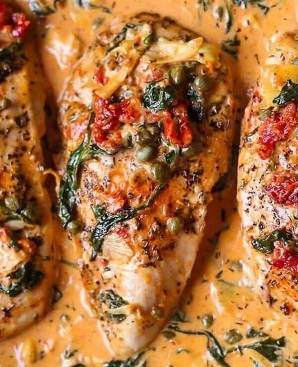 Salsa Stuffed Chicken Breasts 