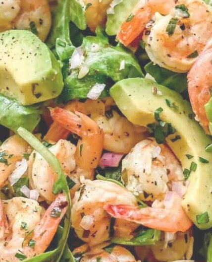 Citrus Shrimp & Avocado Salad