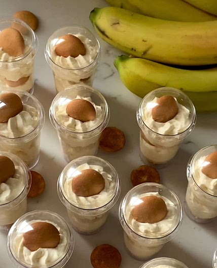 Banana Cream Cups (no-bake)