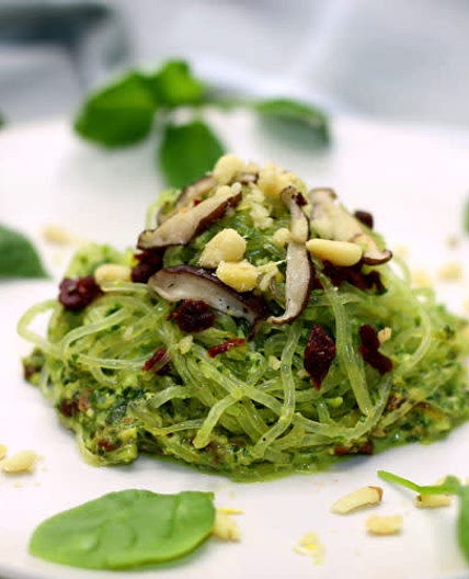 Lazy Lady Pesto Noodles