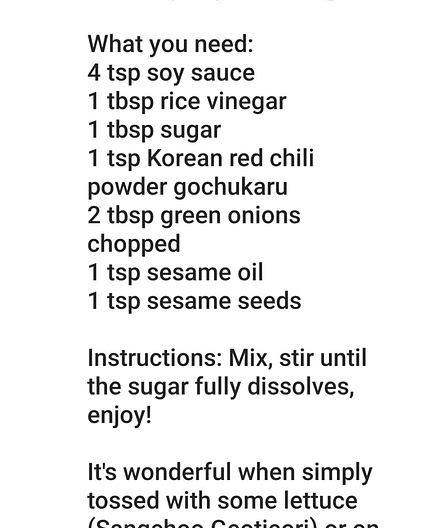 Yangnyeom (dressing or sauce